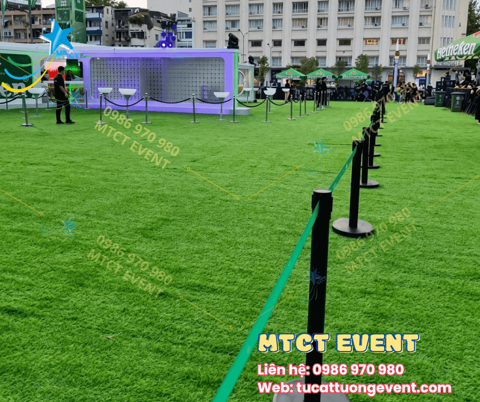 Trụ Barrier dây kéo 9