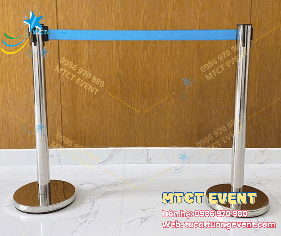 Trụ Barrier dây kéo 6